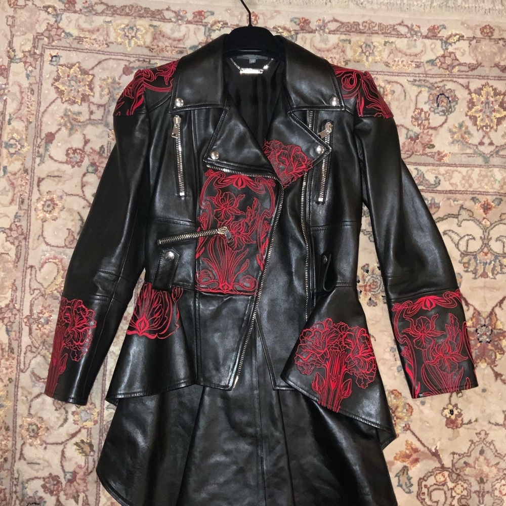 Alexander McQueen leather jacket